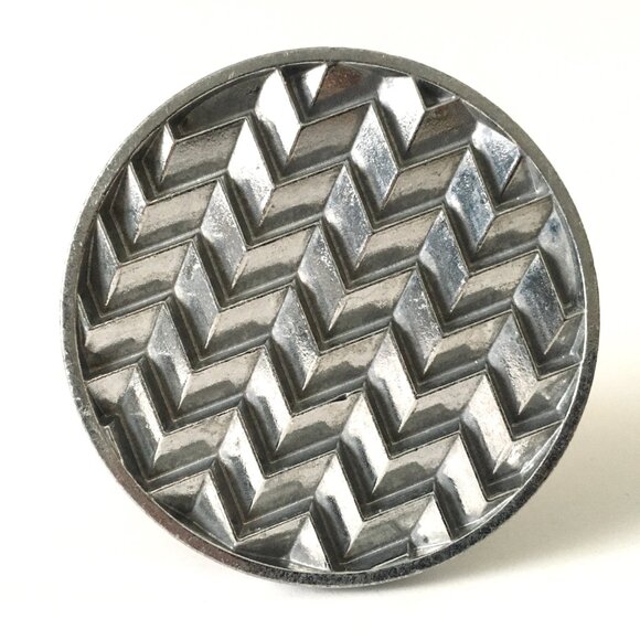 Set of 3 (Three) Nordic Ware Geo Cast Cookie Stamps Cutter Baking Press - Picture 7 of 15